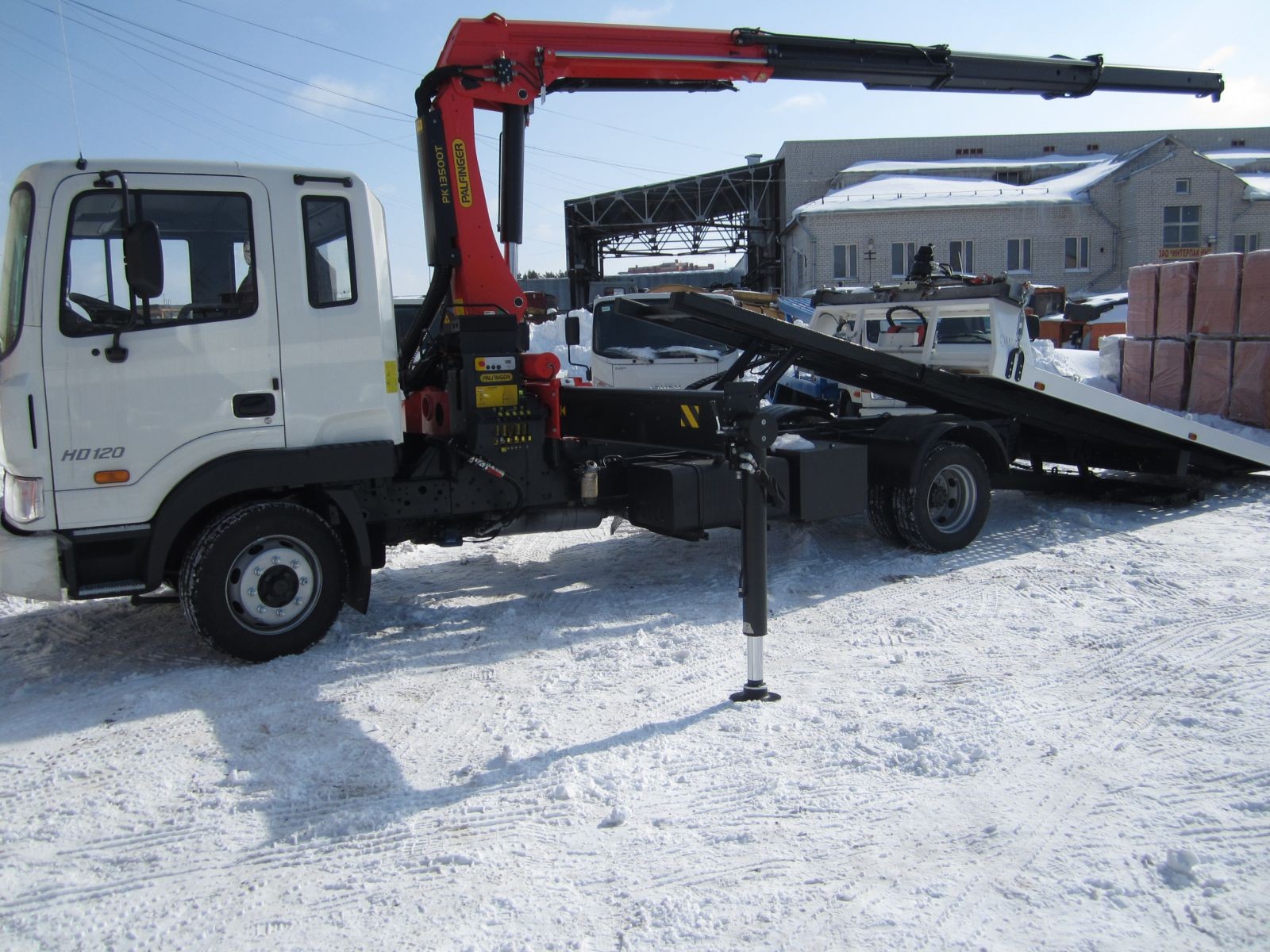 Эвакуатор - Манипулятор hyundai hd120